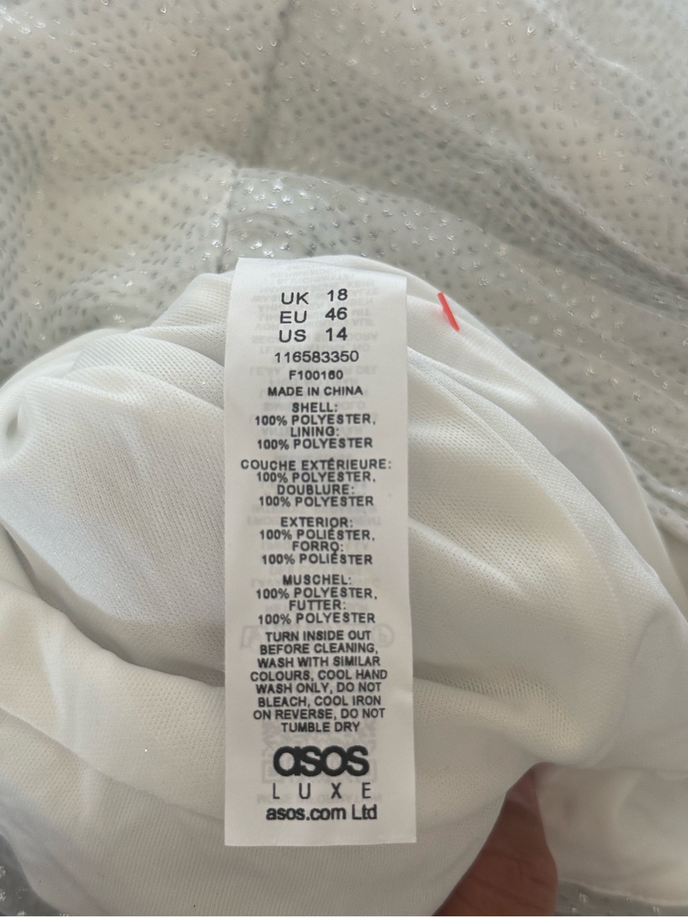ASOS Luxe Strapless Ruffle Mini Dress - Picture 11 of 12